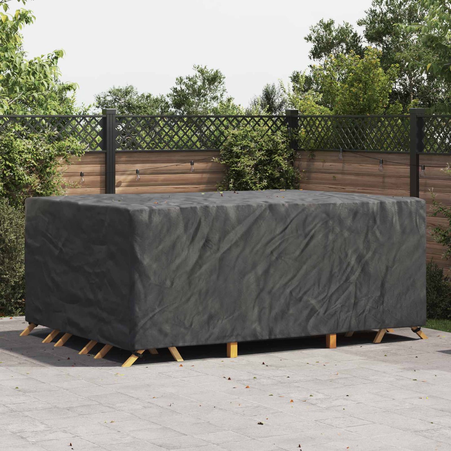 Furniture Cover Plain Black 270 x 180 x 90 cm 210D