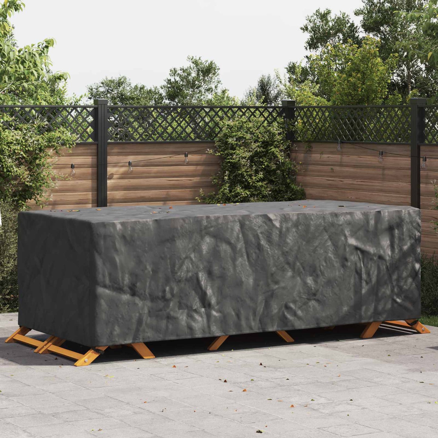 Furniture Cover Plain Black 300 x 110 x 70 cm 210D