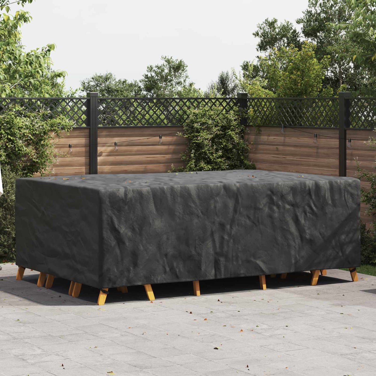 Furniture Cover Plain Black 300 x 200 x 90 cm 210D