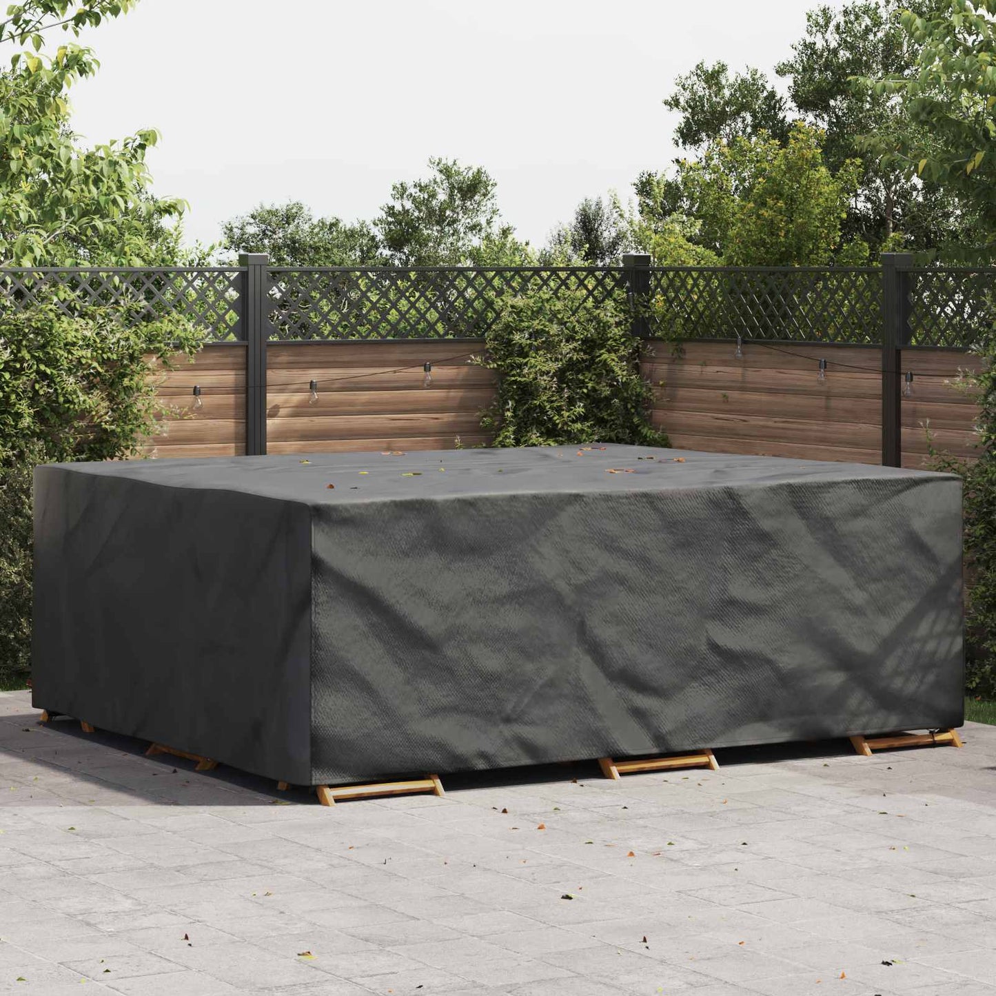 Furniture Cover Plain Black 300 x 250 x 70 cm 600D