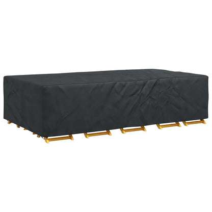 Furniture Cover Plain Black 305 x 190 x 85 cm 600D