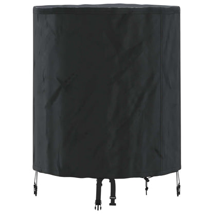 Table Cover Plain Black 62 x 62 x 70 cm Fabric