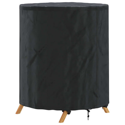 Table Cover Plain Black 62 x 62 x 70 cm Fabric