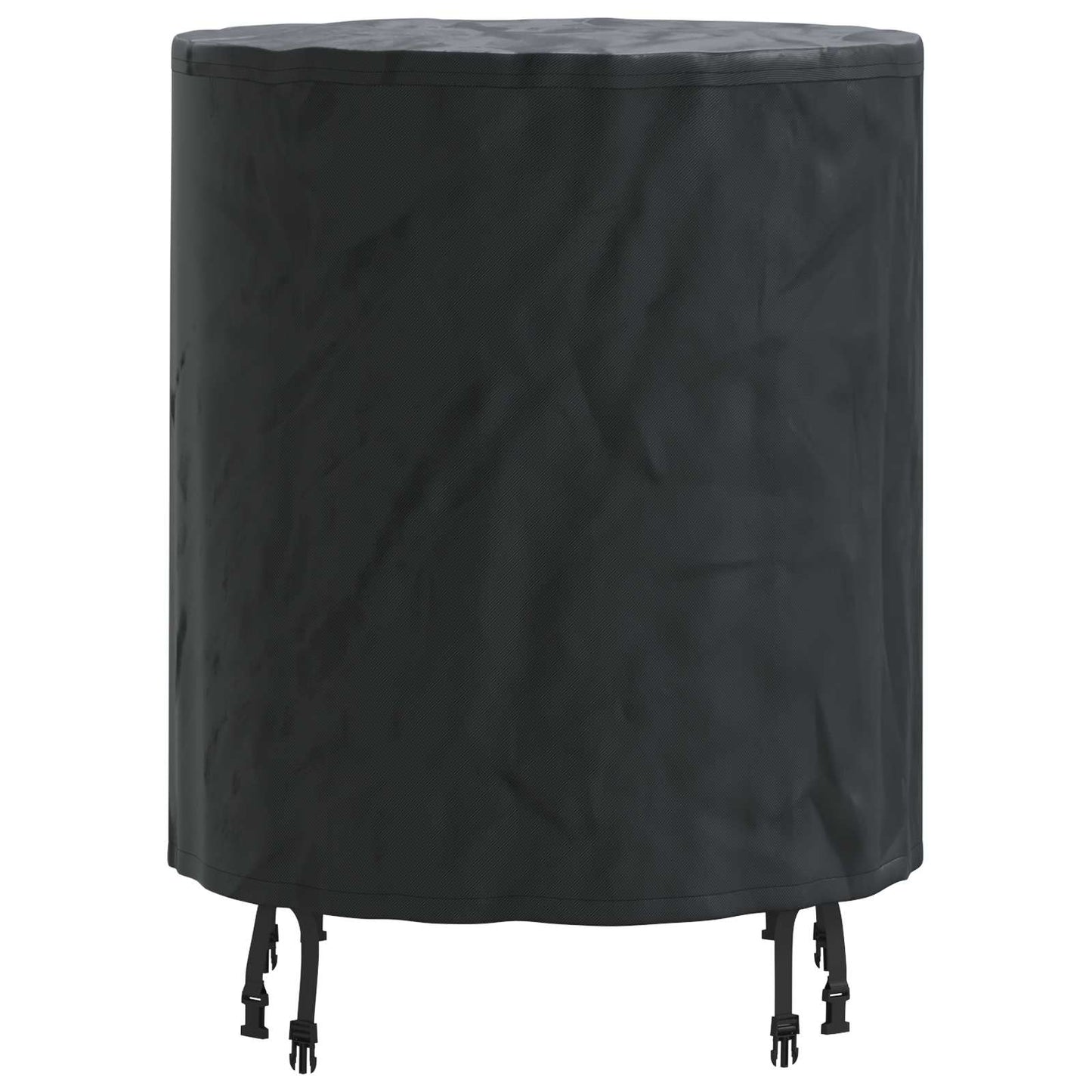 Table Cover Plain Black 62 x 62 x 70 cm Fabric