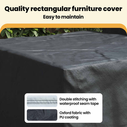 Furniture Cover Black 82 x 82 x 50 cm 210D Oxford Fabric