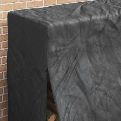 Firewood Rack Cover Black 61 x 122 x 106 cm 210D Oxford Fabric