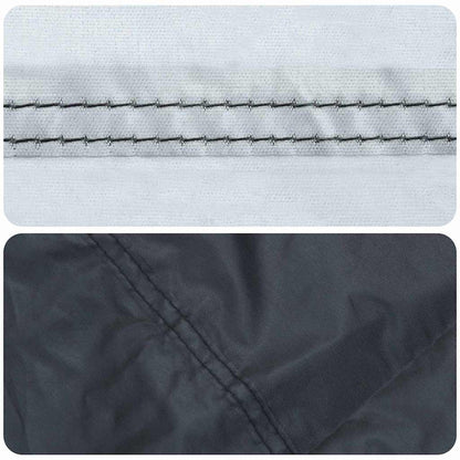 Firewood Rack Cover Black 61 x 122 x 106 cm 210D Oxford Fabric