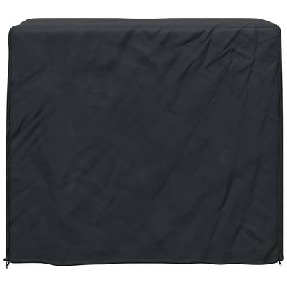 Firewood Rack Cover Black 61 x 122 x 106 cm 420D Oxford fabric