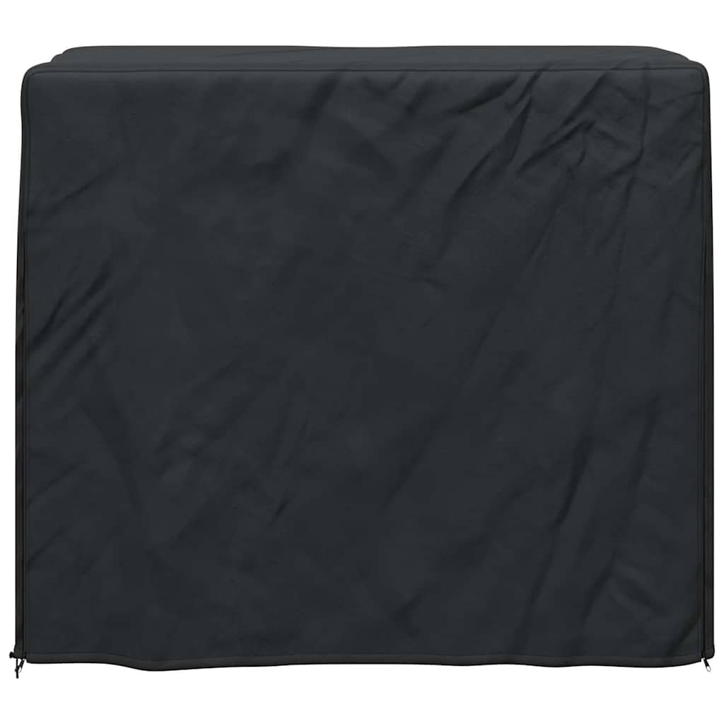 Firewood Rack Cover Black 61 x 122 x 106 cm 420D Oxford fabric
