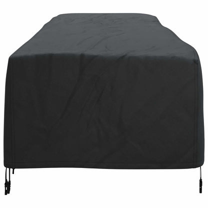 Loungers Cover Plain Black 74 x 210 x 40 cm Fabric