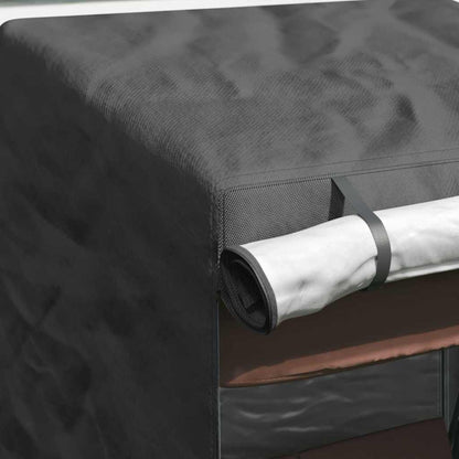 Outdoor Swing Cover Black 120 x 90 x 155 cm 420D Oxford Fbric