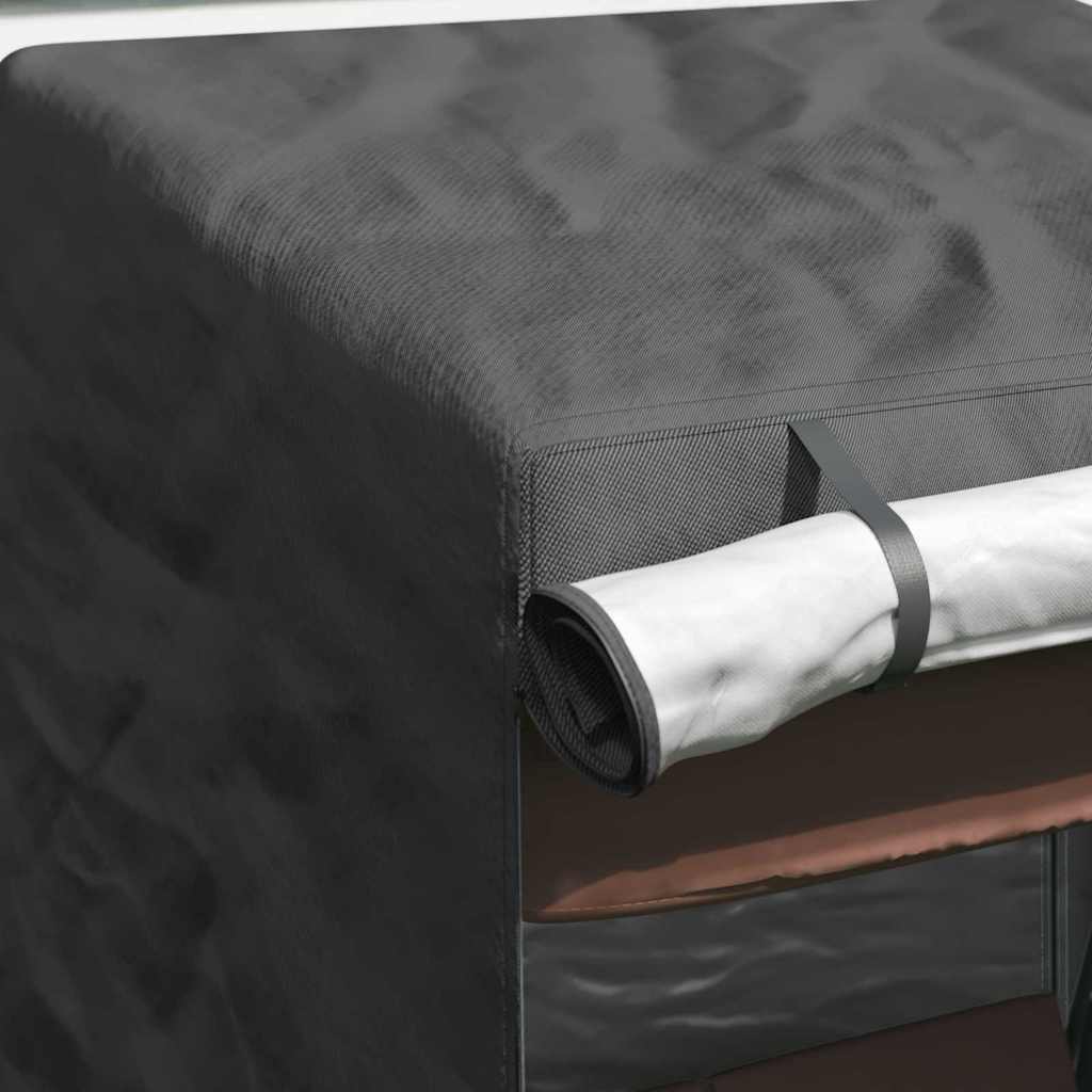 Outdoor Swing Cover Black 120 x 90 x 155 cm 600D Oxford Fbric