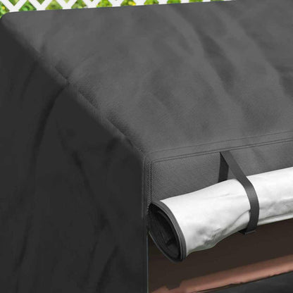 Outdoor Swing Cover Black 135 x 100 x 165 cm 420D Oxford Fbric