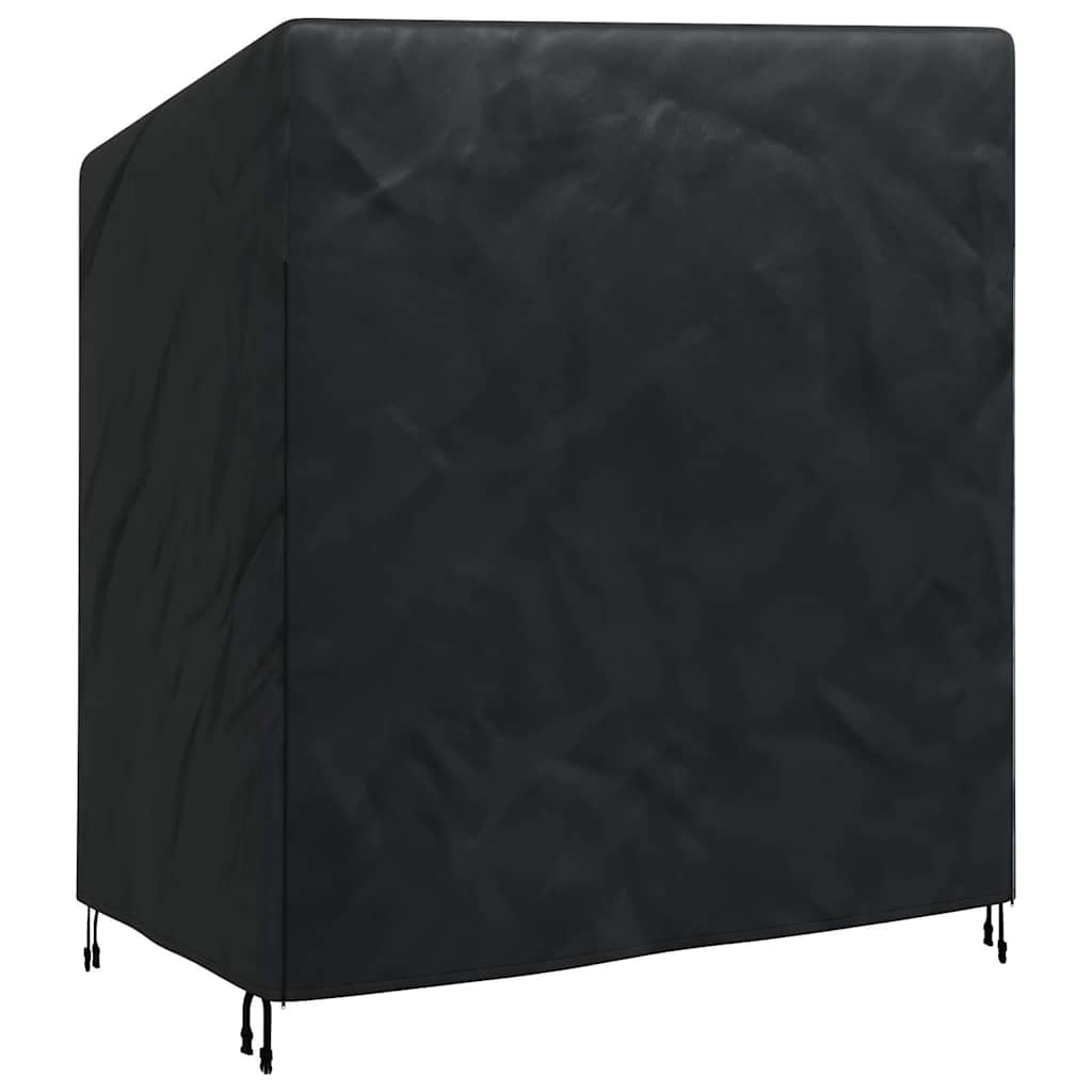 Outdoor Swing Cover Black 135 x 100 x 165 cm 420D Oxford Fbric