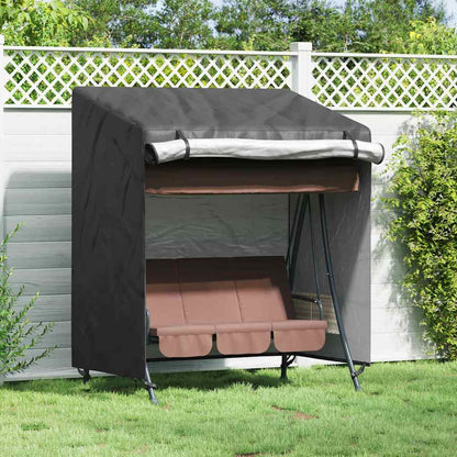 Outdoor Swing Cover Black 155 x 95 x 165 cm 210D Oxford Fbric