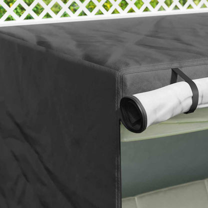 Outdoor Swing Cover Black 175 x 125 x 180 cm 420D Oxford fabric