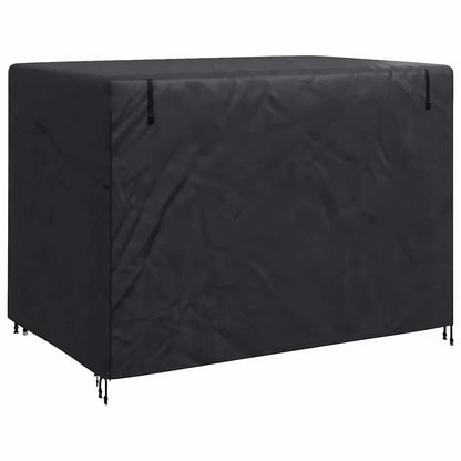 Outdoor Swing Cover Black 220 x 125 x 170 cm 600D Oxford Fbric