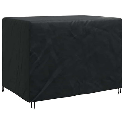 Outdoor Swing Cover Black 220 x 125 x 170 cm 600D Oxford Fbric