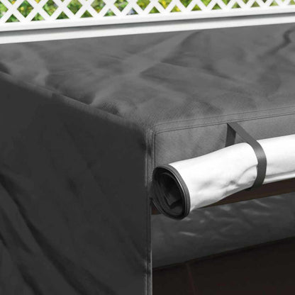 Outdoor Swing Cover Black 220 x 150 x 150 cm 210D Oxford Fbric