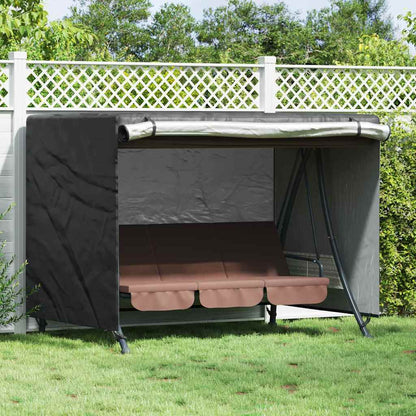 Outdoor Swing Cover Black 220 x 150 x 150 cm 210D Oxford Fbric