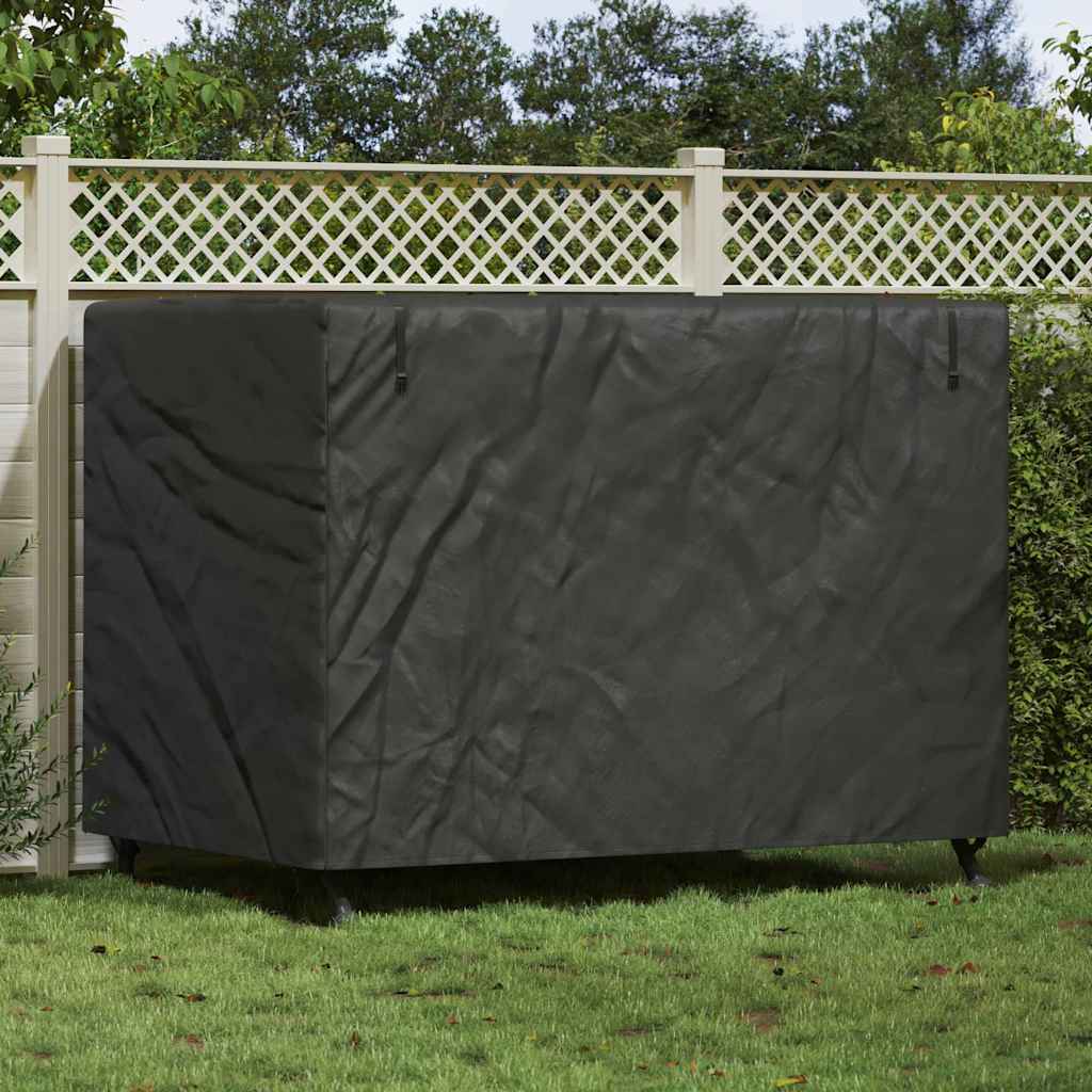 Outdoor Swing Cover Black 220 x 150 x 150 cm 210D Oxford Fbric