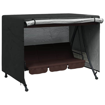 Outdoor Swing Cover Black 220 x 150 x 150 cm 210D Oxford Fbric