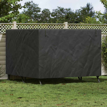 Outdoor Swing Cover Black 250 x 250 x 160 cm 600D Oxford Fbric