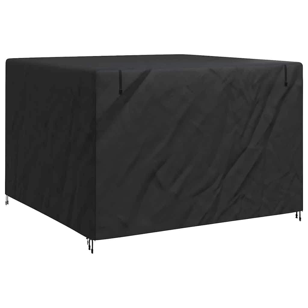 Outdoor Swing Cover Black 250 x 250 x 160 cm 600D Oxford Fbric