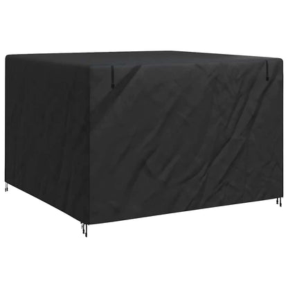 Outdoor Swing Cover Black 250 x 250 x 160 cm 600D Oxford Fbric