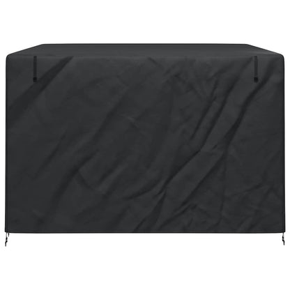 Outdoor Swing Cover Black 250 x 250 x 160 cm 600D Oxford Fbric