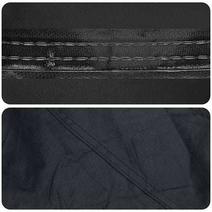 Pingpong Table Cover Plain Black 165 x 70 x 185 cm Fabric