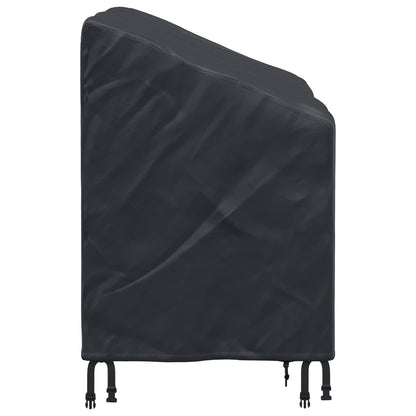 Garden Bench Cover Black 134 x 70 x 65 / 94 cm 420D Oxford Fbric