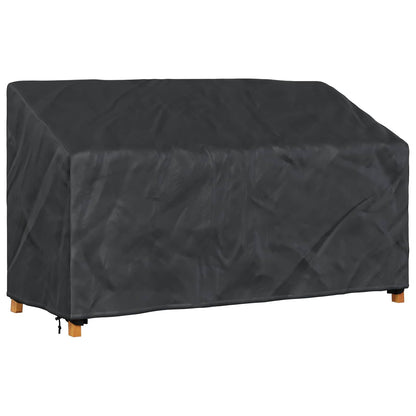 Garden Bench Cover Black 165 x 70 x 65 / 94 cm 210D Oxford Fbric