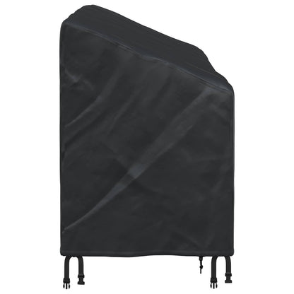Garden Bench Cover Black 165 x 70 x 65 / 94 cm 420D Oxford Fbric