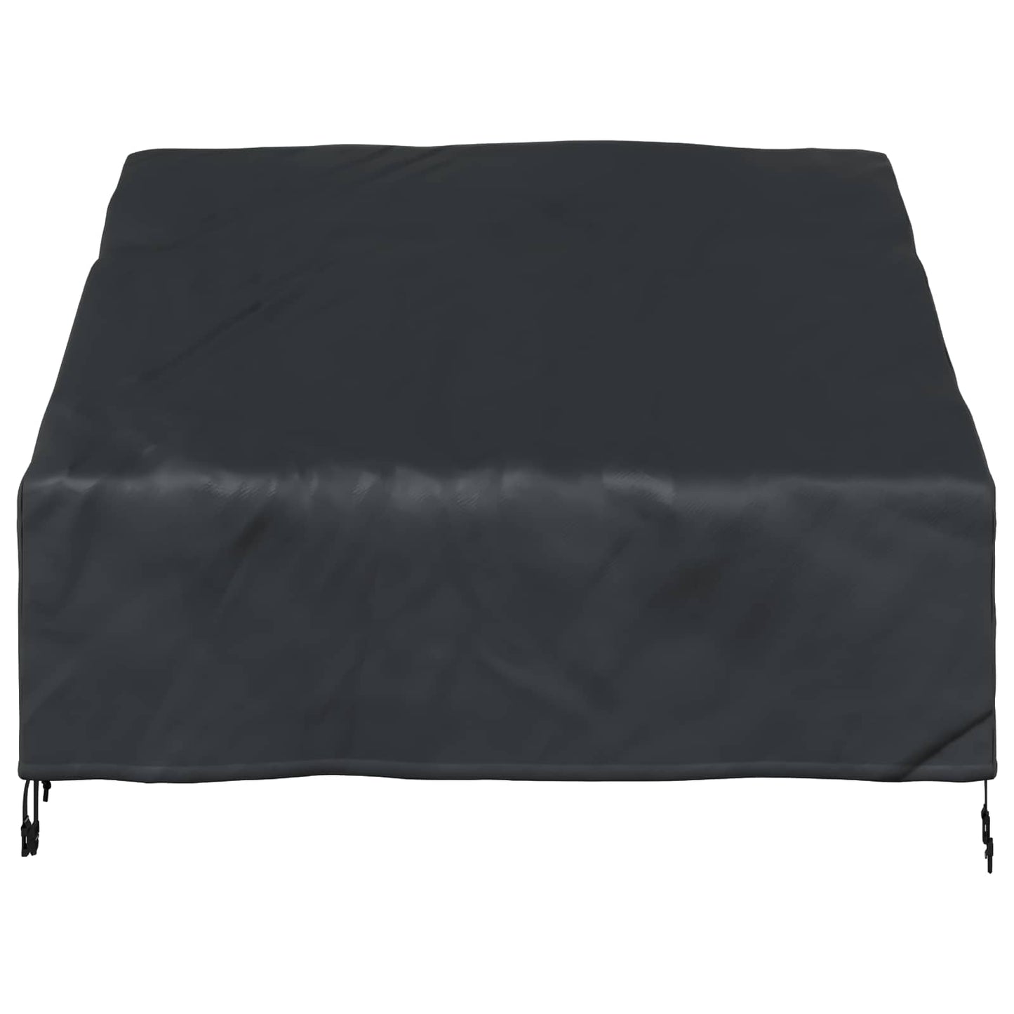 Garden Bench Cover Black 130 x 95 x 40 / 80 cm 420D Oxford Fbric