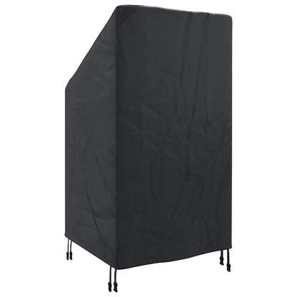 Garden Chair Cover Black 70 x 70 x 85 / 125 cm 210D Oxford Fbric