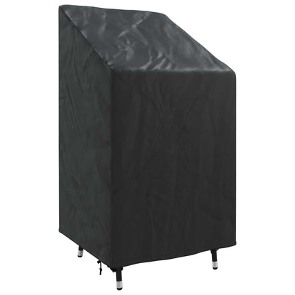 Garden Chair Cover Black 70 x 70 x 85 / 125 cm 210D Oxford Fbric