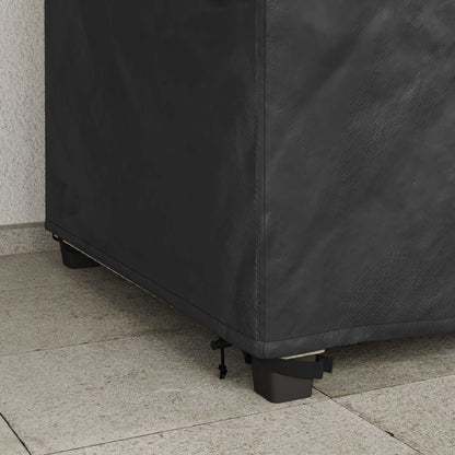 Garden Chair Cover Black 90 x 90 x 50 / 75 cm 420D Oxford Fbric