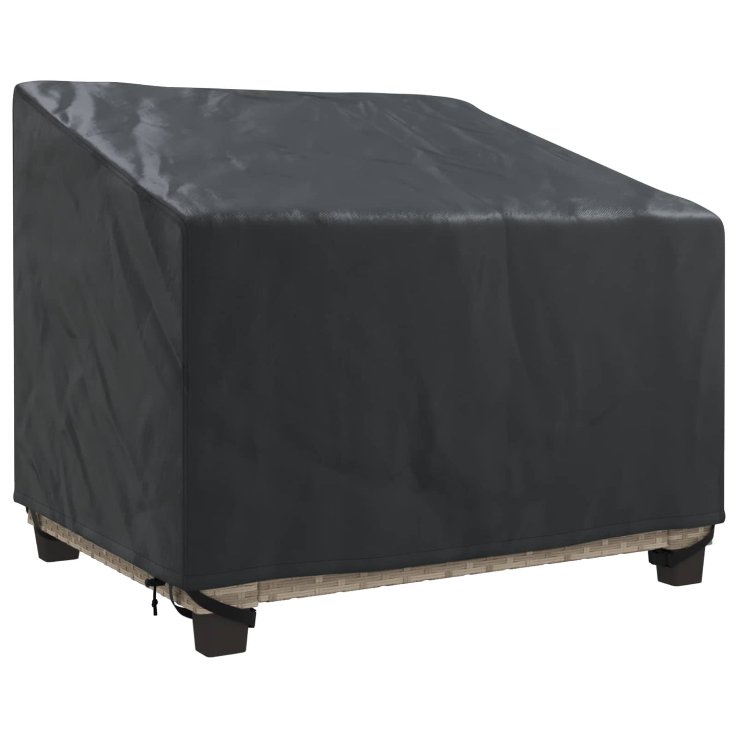 Garden Chair Cover Black 96 x 79 x 74 cm 420D Oxford Fbric