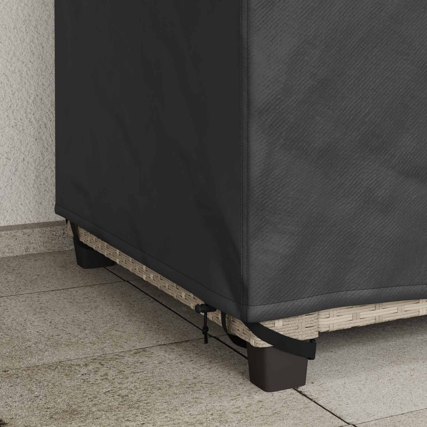 Garden Chair Cover Black 96 x 79 x 74 cm 600D Oxford Fbric