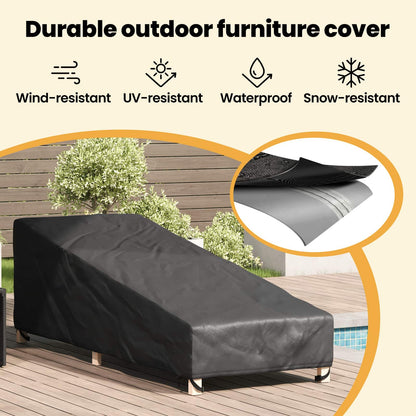 Outdoor Furniture Cover 203 x 81 x 63 cm 210D Oxford Fbric
