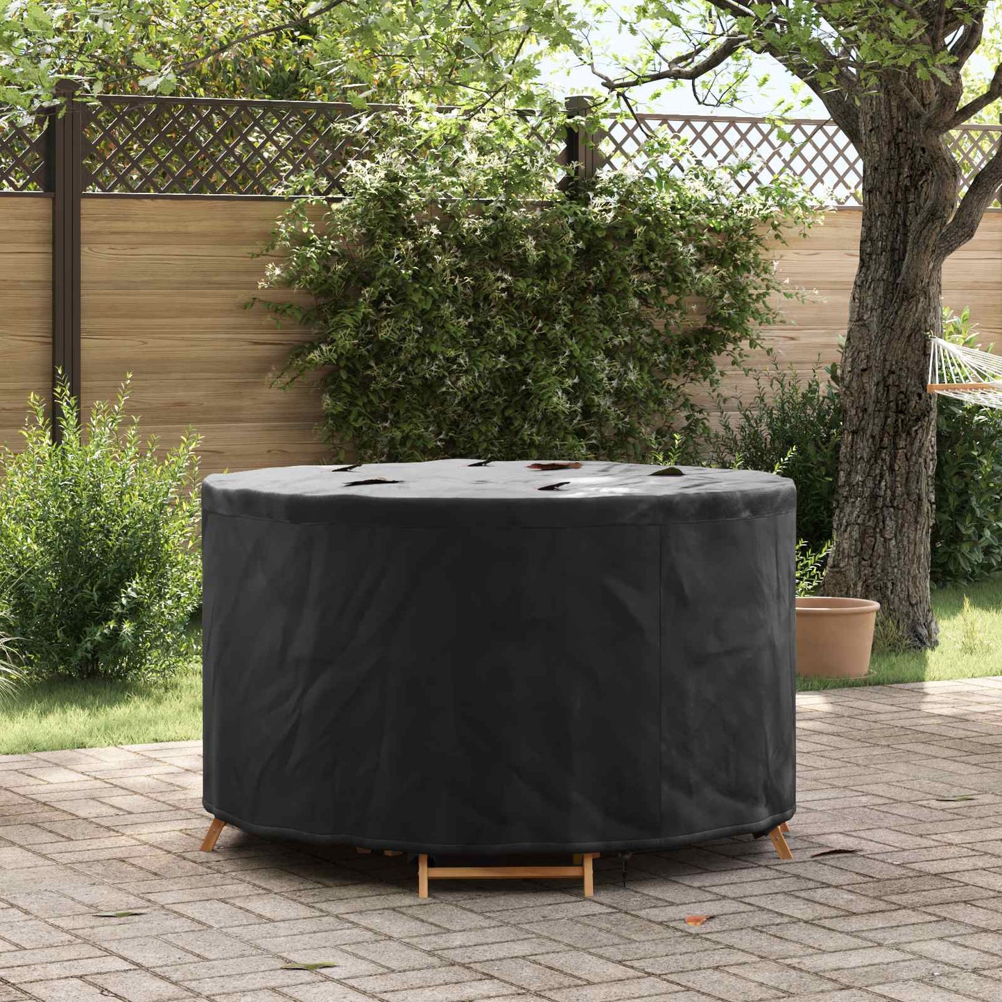 Furniture Cover Black 102 x 102 x 71 cm 210D Oxford Fbric