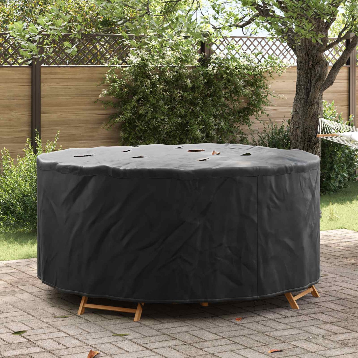 Furniture Cover Black 200 x 200 x 105 cm 210D Oxford Fbric