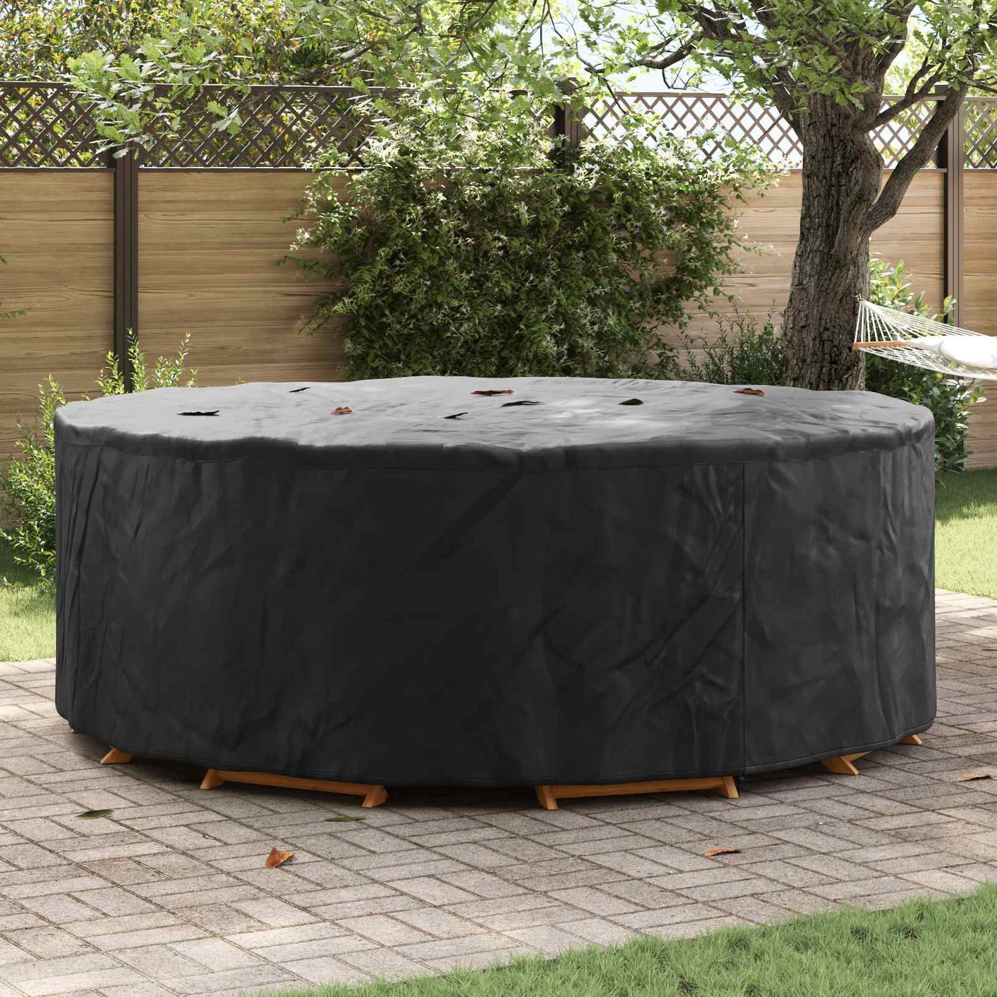 Furniture Cover 244 x 244 x 71 cm 210D Oxford Fabric Round
