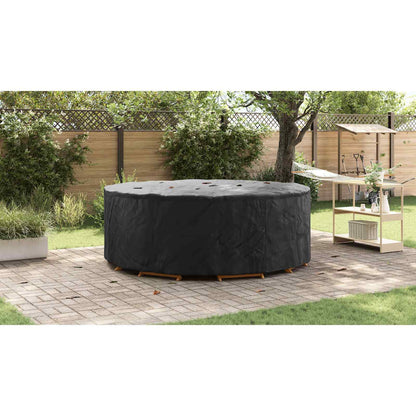 Furniture Cover Black 244 x 244 x 85 cm 420D Oxford Fabric
