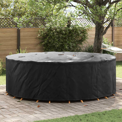 Outdoor Furniture Cover Black 279 x 279 x 71 cm 600D fabric