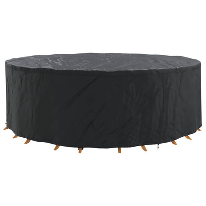 Outdoor Furniture Cover Black 279 x 279 x 71 cm 600D fabric