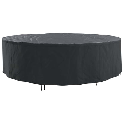 Outdoor Furniture Cover Black 320 x 320 x 71 cm 600D fabric