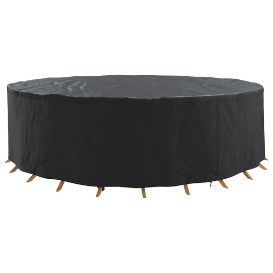 Furniture Cover Black 320 x 320 x 71 cm 600D Oxford Fbric