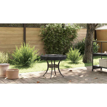 Outdoor Table Cover Black 62 x 62 x 10 cm 420D Oxford Fbric